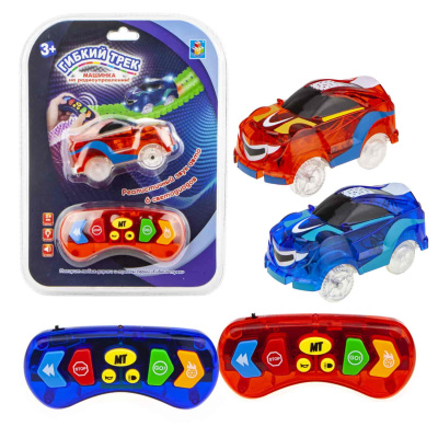 Машина на радиоуправлении Гибкий трек 1toy Т16711